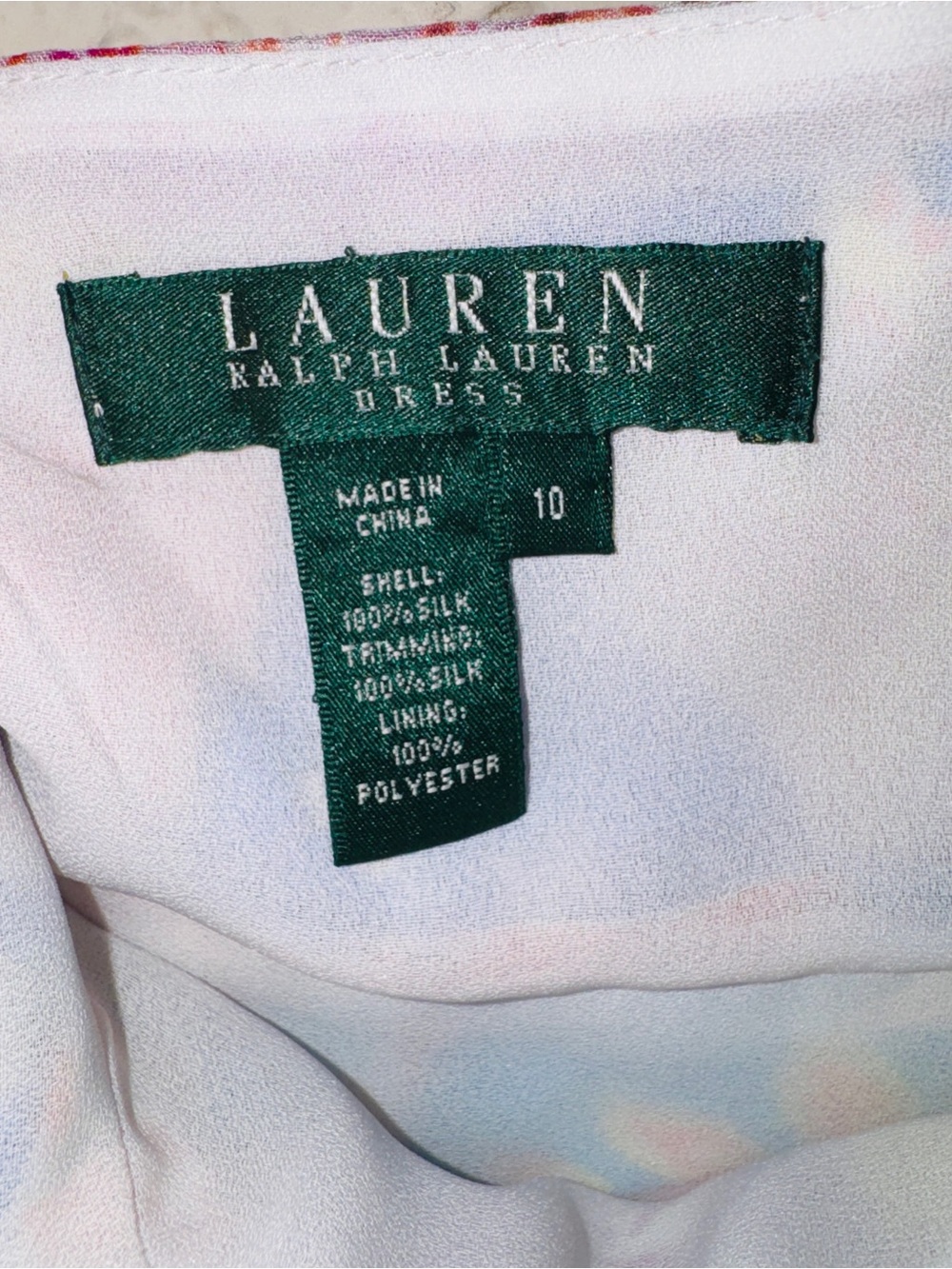 Lauren Ralph Lauren Halter Neck Paisley Front Tie Silk Mini Dress - Picture 4 of 7